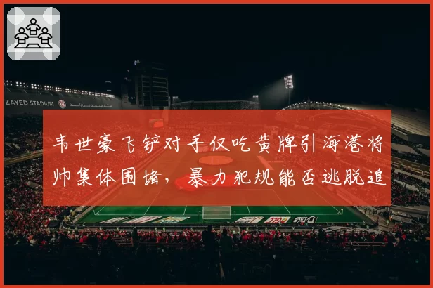韦世豪飞铲对手仅吃黄牌引海港将帅集体围堵，暴力犯规能否逃脱追加处罚